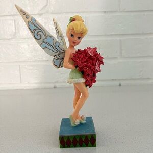 Jim Shore Tinker Bell - Tink with Poinsettia figurine